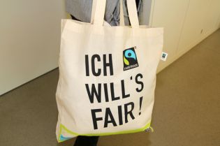 Fairtrade-Baumwolltasche (XL)