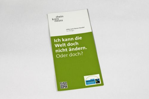 Fairtrade-Flyer für Bürgerinnen und Bürger